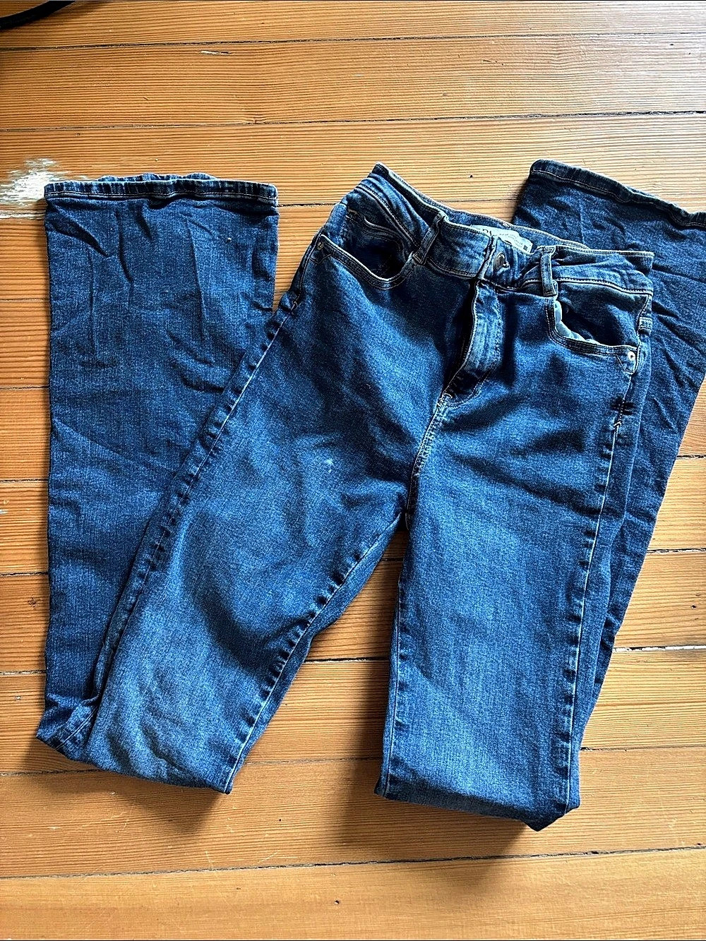 Zara Skinny Jeans in Blue Waist US 4